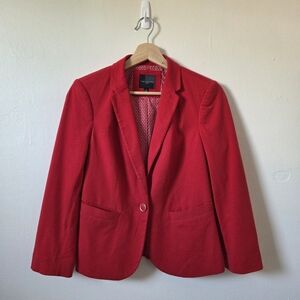 Classic Red Blazer